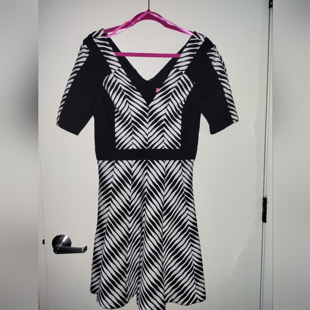 Betsey Johnson Black and White Vintage Dress